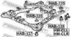 HONDA 50285SDAA01 Mounting, axle beam